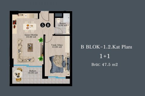 Wohnung  in Kargicak, Alanya, Antalya, Türkei Nr. 209541 - 29