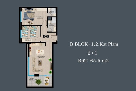 Wohnung  in Kargicak, Alanya, Antalya, Türkei Nr. 209541 - 30