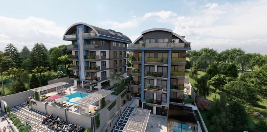 Квартира  2-х ком. в Оба, Анталья, Турция №209226