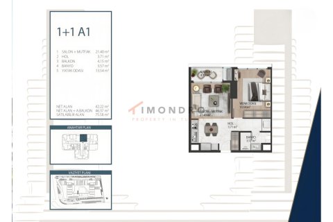 4+1 Lejlighed  i Bagcilar, Istanbul, Tyrkiet Nr. 152098 - 26